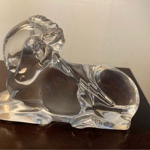 Exquisite Baccarat Crystal Horse